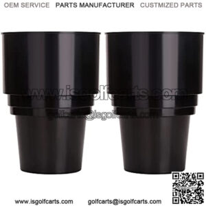 2 Pack Golf Cart Cup Holder, Dash Adapter for Portable Propane Heater Cylinder, Universal Replacement Drink Holder for EZGO Club Car, Yamaha