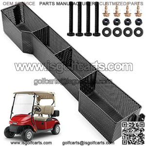 EZGO TXT Golf Cart Front Inner Basket Dash Storage/Tray Organizer - One Piece Solid Design