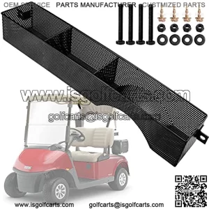 Golf Cart Front Inner Basket Dash Storage Tray Organizer for EZGO RXV 2008-up - One Piece Solid Design