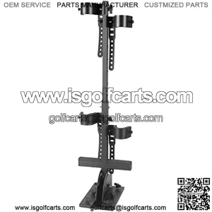 UTV Gun Holder, Floor Mount Vertical Gun mount Compatible with Polaris Ranger General Can Am Defender Kawasaki Golf cart