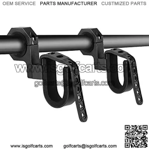 UTV Gun Rack, Roll Bar UTV Gun Holder Shovel Mount Bow Rack Fits for 1.75"- 2" Roll Bars Compatible with Polaris RZR Ranger Can Am Kawasaki Snowmobile Golf Cart