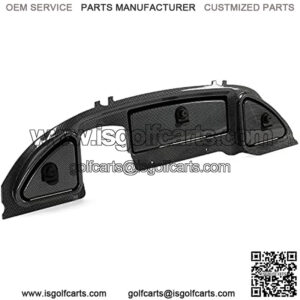 Dash Cover Compatible with 2008.5-Up Club Car Precedent Tempo Onward Golf Cart Carbon Fiber Three Door Dashboard Cover Dash Cap