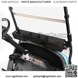 Golf Cart Front Inner Basket for Club Car DS & Precedent 2001-up, Dash Storage Box Metal Mesh Tray Organizer