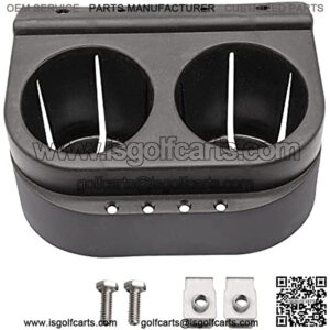 Club Car DS Cup Holder Kit Dual for 1993-Up Golf Cart OEM# 1016811 101708301