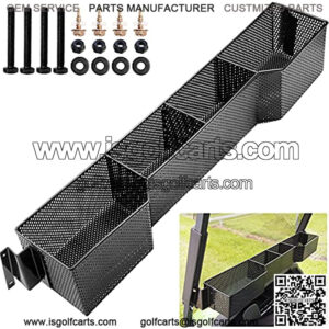 Club Car Front Basket Dash Storage Tray Organizer for Precedent 2004-up/Tempo Golf Cart - One Piece Solid Design