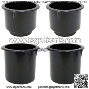Dash Cup Insert SET of 4 Replacement for Club Car DS Golf Cart