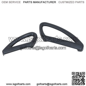 Carbon Fiber Seat Rail Cover for Club Car Precedent Golf Cart - Fits 2008 and up