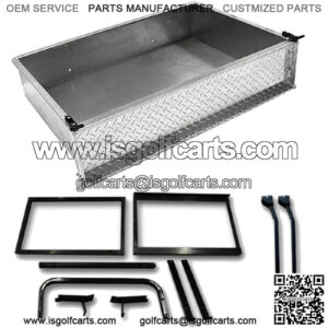 Aluminum Cargo Box Kit for Club Car Precedent (04-21) Golf Cart Models