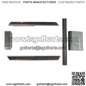 Club Car DS Golf Cart Diamond Plate Combo Accessory Kit