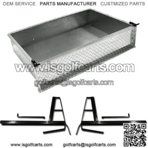 Aluminum Cargo Box Kit for Club Car DS (2000-2015) Golf Cart Models