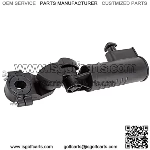 Golf Push Cart Umbrella Holder 160 Degree Rotation - Universal fit for Most Strollers Bike Golf Trolley (3 Wheel)