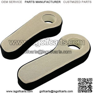 Golf Cart Rear Seat Arm Rest Cover Breathable Washable Polyester Mesh Cloth for EZGO Club Car Yamaha 1 Pair of armrest Cover