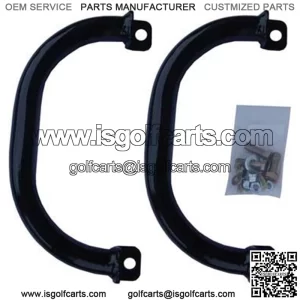 Set Of 2 Black Grab Handle Set Universal Fit