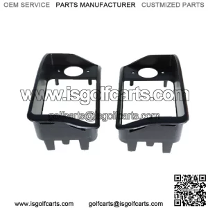 For Club Car Golf Cart DS Black Headlight Bezels Driver 1016880 1016879 1993-UP