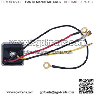 Voltage Regulator Rectifier Fits For Club Car 1015777 102711201 Gas Golf Carts Karts 1992 Up DS Carryall Models 4 Wires Replace 1027101-01 1015777-EPIGC113 New Z114