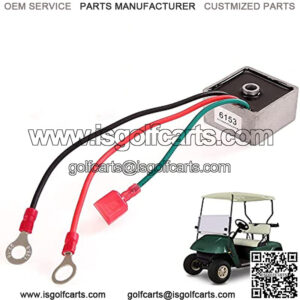 Golf Cart Voltage Regulator Rectifier for Club Car 1984-1991, EZGO 1994-up Gas Models, Columbia/ParCar 1982-1994, OEM# 27739-G01 27739G01 435-203