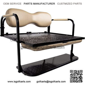 MODZ Flip4 Club Car Precedent Golf Cart Rear Seat Kit ?C Beige