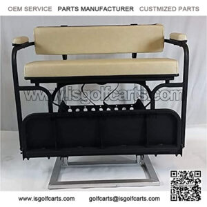 2 in 1 Combo Seat Kit in Buff for Precedent Golf Carts 2004+