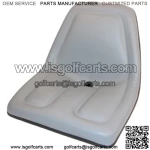 Deluxe Mower Tractor Seat Compatible with John Deere, Kubota, Allis-Chalmers, Bobcat, Case-IH, Ford New Holland, White, Oliver, Mpl, Moline, Massey Ferguson High Back (Grey)