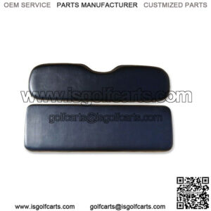 Golf Cart Rear Flip Seat Replacement Cushion Set (Club Car EZGO Yamaha) - Black