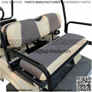 Golf Cart Rear Seat Cover Set for Club Car EZGO Yamaha Part Accessory Grey