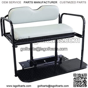 Yamaha G29 / Drive/YDRA/YDRE (07-16) Golf Cart Rear Flip Seat with Steel Frame