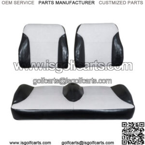 EZGO TXT Black/Silver Suite Seats (Fits 1994.5-2013)