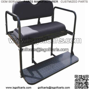 Rear Seat Kit- Black for EZGO TXT Golf Carts 1995+