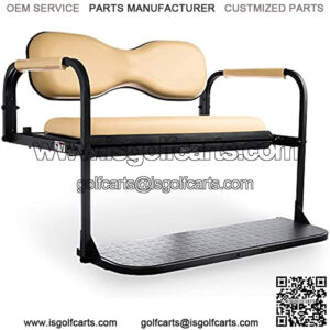 MODZ  Flip4 Club Car DS Golf Cart Rear Seat Kit ?C Buff,Ball Joint Tie Rod End Kit for Club Car Precedent 2004-up Golf Cart, OEM# 102022601, 102288301,DESERT FOX GOLF Phone Caddy,MODZ  Flip4 Club Car Precedent Golf Cart Rear Seat Kit ?C White,Golf Cart Armrest with Cup Holder for EZGO Club Car Yamaha - Upgrade Support Frame/No Drilling Required - Just Only Fit 1.0" Square Tube Frame