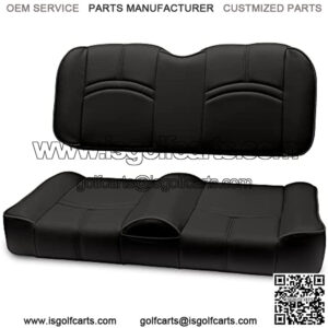 MODZ  FS1 Custom Golf Cart Front Seat for EZGO TXT - [1995-Up] - Black Base - No Pattern