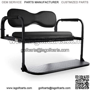MODZ  Flip4 Club Car DS Golf Cart Rear Seat Kit ?C Black