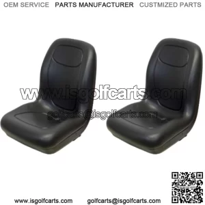 Black High Back Seats Fits John Deere Fits Gator Gas Diesel 4x2 4x4 6x4
