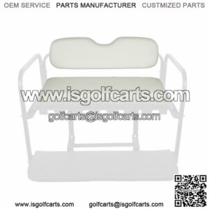Golf Cart Rear Flip Seat Replacement Cushion Set (Club Car EZGO Yamaha) - Oyster