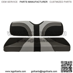 Blade Golf Cart Rear Seat Covers for Genesis 250/300-Gray/Charcoal/Black