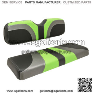 Blade Golf Cart Front Seat Covers for Club Car DS - Lime Green/Charcoal/Black