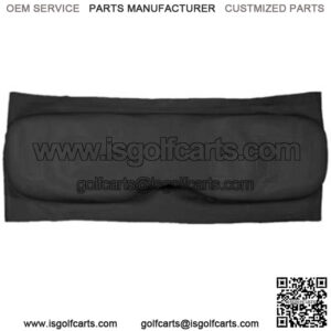EZGO TXT Golf Cart Front Seat Cover - Black Seat Backrest