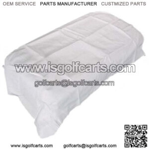 EZGO TXT Golf Cart Front Seat Cover - White Seat Bottom