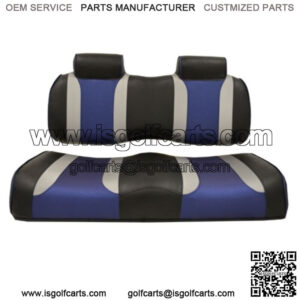 Golf Cart Seats for Club Car Precedent (2004-2011) - Black/Blue