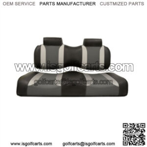 Black/Grey Front Seat Cushion for Club Car Precedent Golf Cart 12-Up