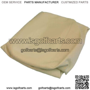 EZGO TXT Golf Cart Front Seat Cover - Tan Seat Bottom