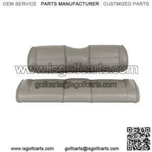 Premium Vinyl Seat Cushions for Mach3 Golf Cart Rear Seat - Gray