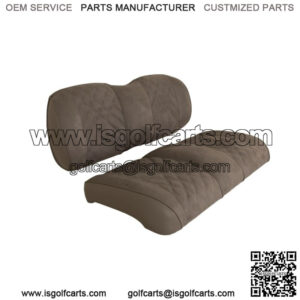 Suede Front Seat Cushions for Club Car Precedent/Tempo/Onward Golf Cart - Pewter
