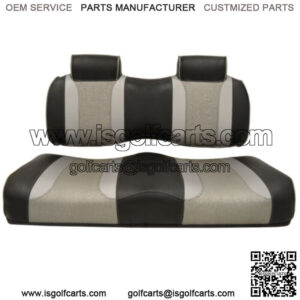 Golf Cart Seats for E-Z-GO TXT/RXV (1994-Up) - Black/Silver
