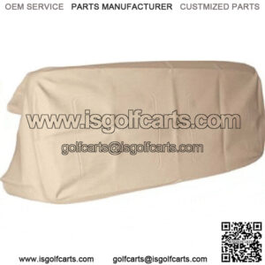 Front Seat Cover - Tan Seat Bottom - Yamaha G14-22 Golf Cart