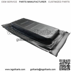 EZGO Shuttle / Express L6 / S6 / L6 Golf Cart Black Front Seat Bottom Cover Only