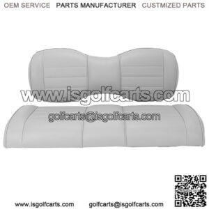 Vinyl Seat Cushions for Genesis 250/300 Golf Cart Rear Seat - Graphite