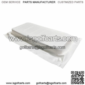 EZGO Shuttle / Express L6 / S6 / L6 Golf Cart White Front Seat Bottom Cover Only