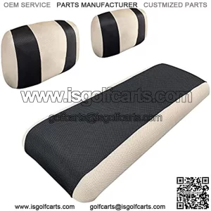 Golf Cart Seat Covers for Yamaha G2 G9 G16 G19 G22 & Club Car DS Pre-2000, E-Z-GO Marathon, Washable Breathable Air Polyester Mesh Cloth, Cool in Summer and Warm in Winter