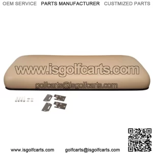 Tan Front Seat Bottom Fits EZGO Golf Cart TXT 1994-2013, Hardware Included
