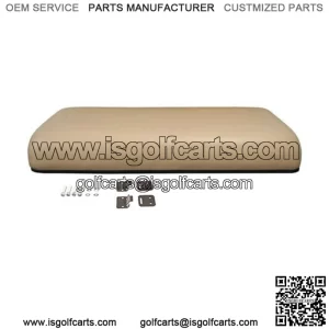 Beige Front Seat Bottom Fits Club Car DS 2000.5 -Up Golf Cart